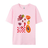 Fruit Wine Printed Graphic Tee- Outfit