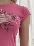 Vintage Acanthus Logo-Print Baby Tee- Outfit