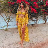 New Sexy Bikini Women Beach Cover Up dress Long Pareos Swimsuit Beach Dress Swimwear Bikini Cover-Ups Summer Bathing