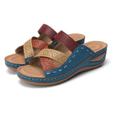 Size 43 Casual Roman Caverns Empty Sandals Cross-Dew Slopes And
