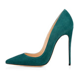 Women's Suede Ultra-High Heels Large-Size Fashion Shoes Sichuan Women's Shoes Direct