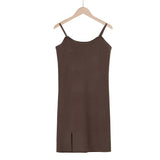 Dress 2022 Clothes Sweater Dresses Ladies Korean Fashion Clothing Robe Elegant Women Black Tight Casual Vintage