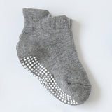 Pairs/lot 0 to 5 Years Anti-slip Non Skid Ankle Socks With Grips For Baby Toddler Kids Boys Girls All Seasons Cotton