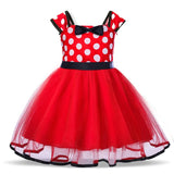 Princess Dress Puff Sleeve Gorgeous Gowns Infant Halloween Child Cosplay Dress Up Summer Girls Dresses