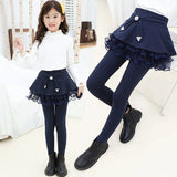 Kids Girls Legging Skirt-Pants Kid Girl Spring Autumn Leggings Children's Girls Skirt-pants Catton Pants for 3-9 Year