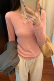 Knitted Sweater For Girls In Autumn And Winter, The New Style Is Chic And Beautiful, With A Slim Bottomed Sweater In The