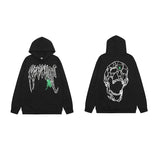 Brand Sweater Keel Smoke Couple Skull Men And Women Loose High Street Pure Cotton