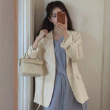 Zingj Jacket Female 2024 Spring And Autumn Web Red New Autumn Dress Korean Version Loose Suit Pink Blazer Jacket