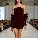 Famous Wind Dress Woman 2025 Spring New Temperament Elegant Fashion Into The Autumn Tset Bra Dress Dress