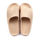 Women's Home Slippers Pure Color Platform Summer Indoor Fashion Couple Non Slip Slipper Female Outdoor Bath