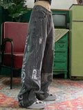 jeans with patchwork paisley