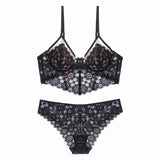 High Quality Bra Set Lingerie Push Up Brassiere Lace Embroidery Underwear Set Sexy Briefs and thongs For Women