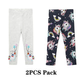 Girl Leggings Trousers Kids Pants Elastic Waistband Girls Pants Skinny Print Cartoon Unicorn Children Leggings