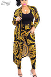 New African Print Elastic Bazin Baggy Pants Rock Style Dashiki SLeeve Famous Suit For Lady/women coat and leggings