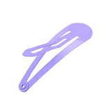 Girls Snap Hair Clips For Children Baby Hair Accessories Women Hairpins Barrettes Clip Pins BB Solid Color Metal