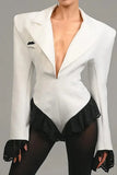 Fashion Jumpsuit Woman 2025 New Sexy V-Neck Lace Splicing High-Sensing Joint