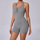 Zingj Back Tight Hollow-Out Yoga Pants Peach Hip All-Piece Speed Dry Exercise Fitness Jumpsuit-Outfit