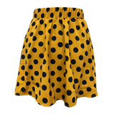 Summer Hot Wave Dot Mini Skirt Red