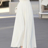 2025 New Temperament Of The High-End High-End Fine Gentle White Sleeveless