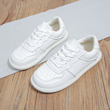 Zingj Wind Board Shoes Women 2024 Spring And Autumn New Soft Bottom Women's Shoes Lace Up Small White Shoes Women Fashion Light Casual Shoes Women-Outfit