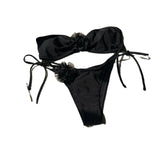 2024 New Solid Color Light Flower Braided Swimsuit