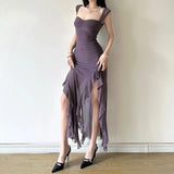 And Summer 2025 New Women's Sexy Slings Open Forked And Hips Long