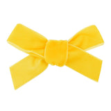 Velvet Hair Bows For Girls Solid Knot Hair Clips Baby Boutique Hairgrip Handmade Barrettes Headwear Hair Accessories