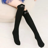1 Pair 2018 Girls Knee High Socks Animal Cotton Knit Over Calf Socks for Kids Teens Cute Cartoon Children Socks