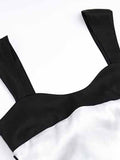 satin tank top with back