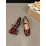 Fairy Style Design Elegant Mary Treasure Shoes Summer New Temperament Thick Heel Increase Thin Single