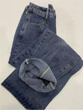Women Denim High Waist Straight Loose Casual Jeans 2023 Fall Winter Streetwear Harajuku Retro Full-length Hot Sale