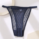 Transparent Female Underpants Women Mesh Briefs Panties Breathable Low Waist Lady Thongs Girls Intimates Lingerie