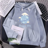 Womens Loose Streetwear Sweatshirts Hoodies Women Hooded Simple Leisure Oversize Pullovers Korean Style Warm