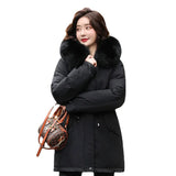 Cotton-Padded Clothes Women 2024 Winter New Fashion Warm And Thick Down Cotton-Padded Jacket Women In The Long Cotton-Padded Jacket Women's Jacket Women-Outfit