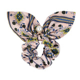 Chiffon Bowknot Elastic Hair Bands For Women Girls Solid Color Scrunchies Headband Hair Ties Ponytail Holder Hair