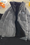 Jacket Women Winter Female Parkas Coat Fashion Thick Warm Cotton Clothes Oversize Double Sided Outwear Jaqueta