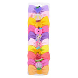 Unicorn Fruit Hair Bows With Clip For Cute Girls Hair Clips Handmade Hairpins Barrettes Headwear Kids Hair