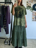Tie Dye Grunge Fairy Print Tee- Outfit