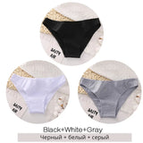 Cotton Underwear Women M-2XL Comfortable Panties Ladies Plus Size Underpants Solid Color Briefs Female