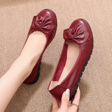 Plus Size(34-43)Loafers Comfortable Women Genuine Leather Flat Shoes Woman Casual Nurse Work Shoes Women Flats 6