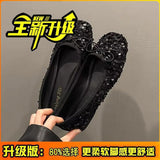 Spring And Summer Net Red Small Man Display High Flat Shoes Women Soft Soles Do Not Tired Small Design Sense Single