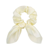 Color Women Hair Scrunchie Bows Ponytail Holder Hairband Bow Knot Scrunchy Girls Hair Ties Hair