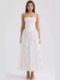 High-End Women's Summer New Sexy Hollow Poneng Sling Dress French Temperamental Skirt