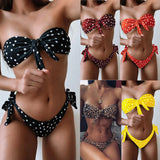 Zingj 2023 Ladies Swwear Dot Print Sexy Bikini Part