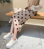 Polka Dot Midi Skirt- Outfit