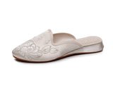 Zingj Flat Bottom Root Embroidered Cloth Shoes With Cheongsam Spring / Summer 2023 New Women's Shoes Wear