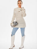Winter Sweater Women Two Wear Sexy V-Neck Twisted Jumpers Pullovers Ladies Tops Knitted Sweaters Pull Femme