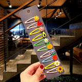 Pcs/Set Girls Cute Cartoon Animals Fruit 5 Cm Hairpins Children Lovely Hair Clips Barrettes Gift Kids Hair Accessories