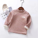 Lining Thick Toddler Boys Girls Sweatshirts Warm Autumn Winter Coat Sweater Baby Long Sleeve Outfit Tracksuit Kids