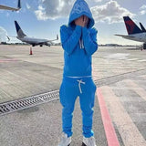 High Street Fashion Trend Brand Suit Men's Ins Trend Hip Hop Hoodie Syna Printed Sweater
